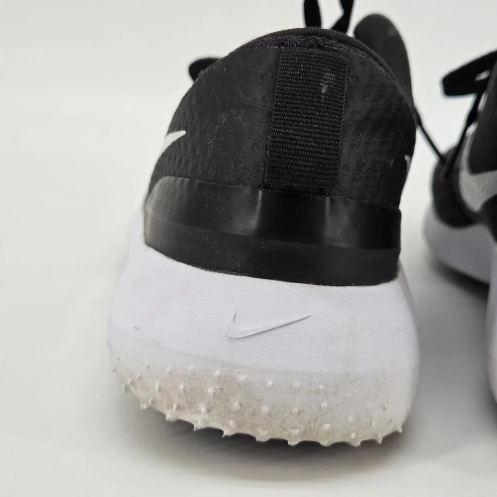 Nike Roshe G Spikeless Golf Shoes Black Metallic White Women's Size 8 CD6066-001